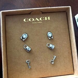 NEW! Coach Silver Earrings Collection 🩶🩶🩶🩶🩶🩶🩶🩶🩶